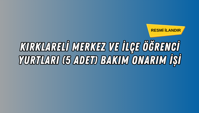BAKIM ONARIM İŞİ