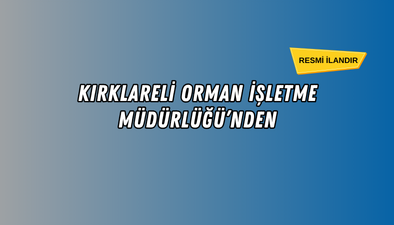 SAKIZKÖY KONAKLAMASIZ ŞEHİR ORMANI İŞLETME HAKKI KİRALAMA İŞİ
