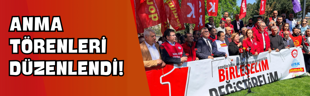 Anma Törenleri Düzenlendi!