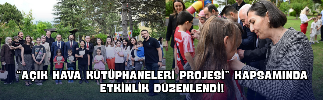 “Açık Hava Kütüphaneleri Projesi” Kapsamında Etkinlik Düzenlendi!