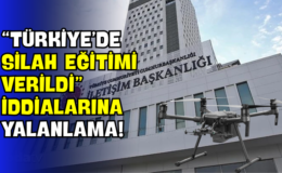 “Türkiye’de Silah Eğitimi Verildi” İddialarına Yalanlama!
