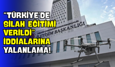 “Türkiye’de Silah Eğitimi Verildi” İddialarına Yalanlama!