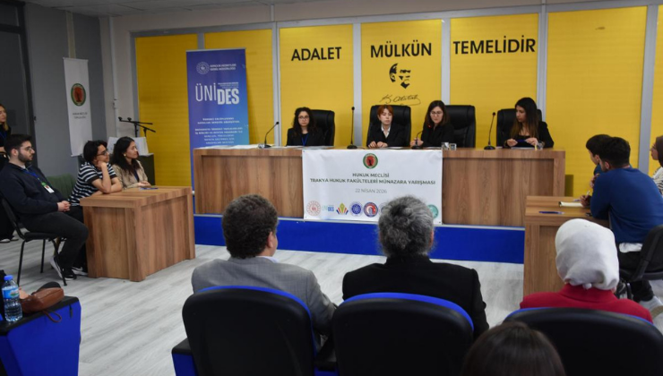 “Trakya Hukuk Fakülteleri Arası Münazara Etkinliği” Gerçekleştirildi!
