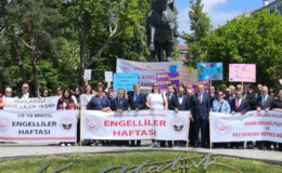 Engelliler Haftası Çelenk Sunma Töreniyle Açıldı!
