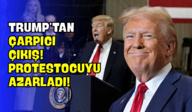Trump’tan Çarpıcı Çıkış! Protestocuyu Azarladı!