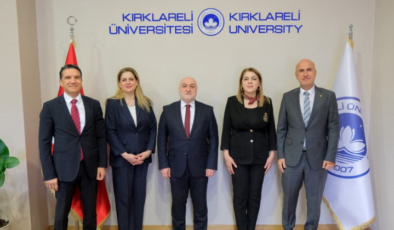Trakya Katılım Bankaları Birliği Rektör Prof. Dr. Rengin Ak’ı Ziyaret Etti!