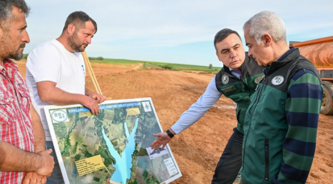 Lüleburgaz Ahmetbey Göleti İnşaat Sahasında İncelemeler Yapıldı!