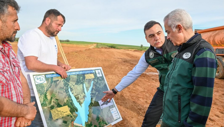 Lüleburgaz Ahmetbey Göleti İnşaat Sahasında İncelemeler Yapıldı!