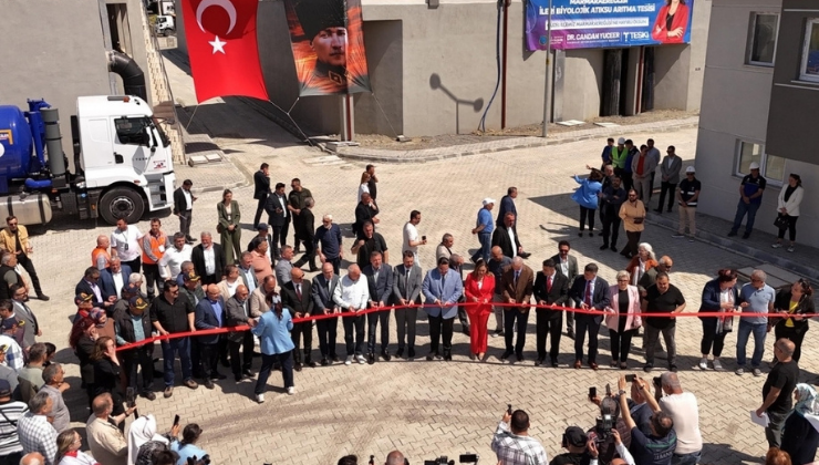 Marmaraereğlisi İleri Biyolojik Atıksu Arıtma Tesisi Düzenlenen Törenle Hizmete Açıldı!