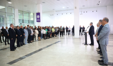 Tekirdağ Namık Kemal Üniversitesi Personeli Bayramlaşma Töreninde Bir Araya Geldi!