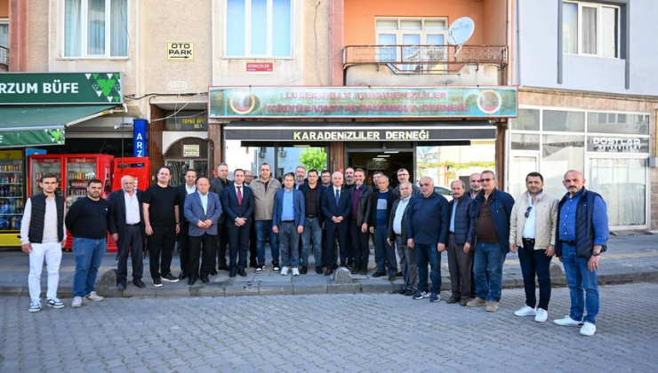 Vali Turan Lüleburgaz Karadenizliler Derneğini Ziyaret Etti!