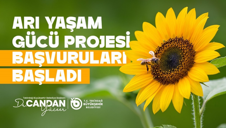 “Arı Yaşam Gücü Projesi” Başvuruları Başladı!