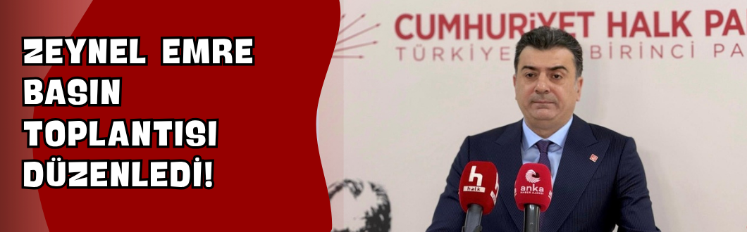 Zeynel Emre Basın Toplantısı Düzenledi!