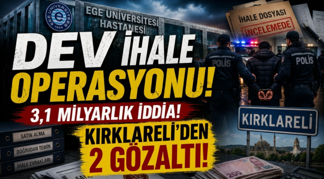 Ege Üniversitesi’nde Dev İhale Operasyonu!