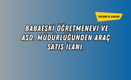 ARAÇ SATIŞ İLANI