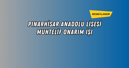 ONARIM İŞİ