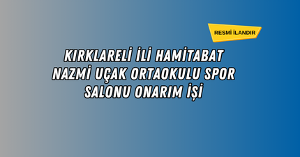 ONARIM İŞİ