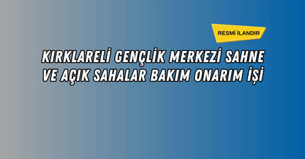 BAKIM ONARIM İŞİ