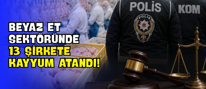 Beyaz Et Sektöründe 13 Şirkete Kayyum Atandı!