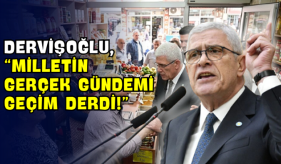 Dervişoğlu, “Milletin Gerçek Gündemi Geçim Derdi!”