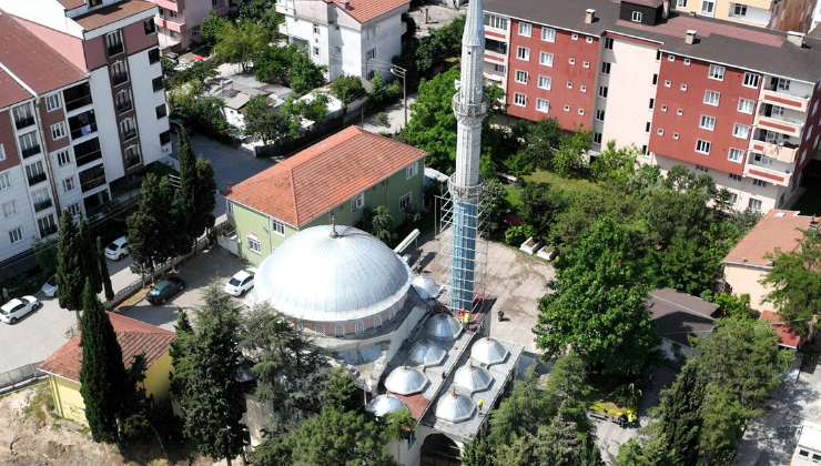Çerkezköy Belediyesi Veliköy Camii’nin Dış Cephesini Yeni Bir Görünüme Kavuşturuyor!