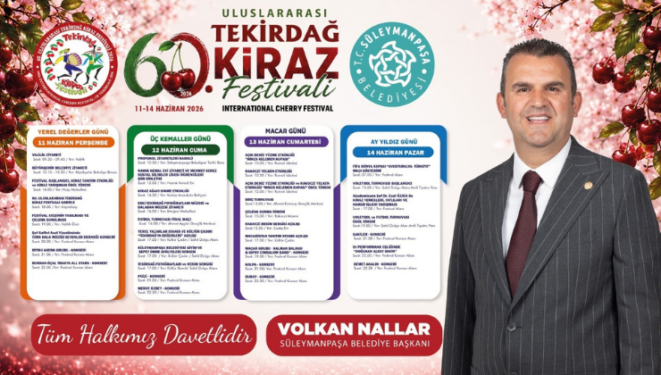 Kiraz Festivali Dopdolu Bir Programla 11 Haziran’da Başlıyor!