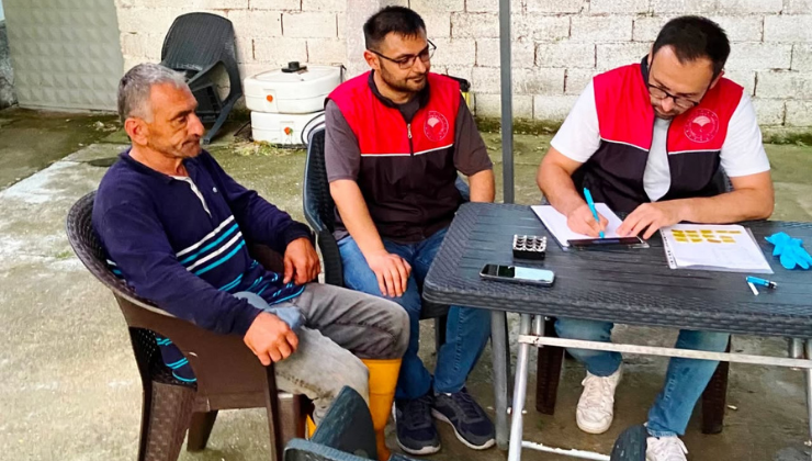 Üreticilerin Tarımsal İşletmelerinde Hasar Tespit Çalışmaları Yapıldı!