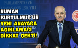 Numan Kurtulmuş’un Yeni Anayasa Açıklaması Dikkat Çekti!