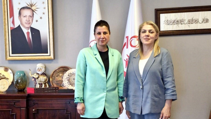 Rektör Rengin Ak, Süreyya Erkan’ı Makamında Ziyaret Etti!