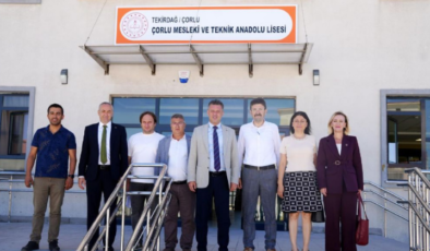 Ahmet Sarıkurt Çorlu Mesleki ve Teknik Anadolu Lisesi’ni Ziyaret Etti!