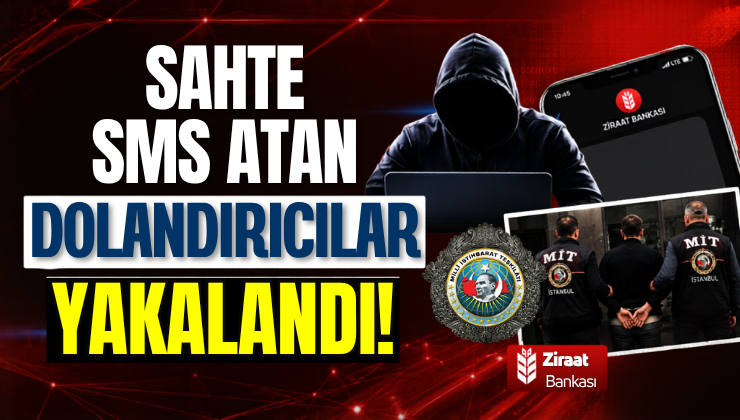 Sahte SMS Atan Dolandırıcılar Yakalandı!