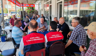 Kırklareli İl Tarım ve Orman Müdürü Gökhan Karaca Çiftçilerle Bir Araya Geldi!