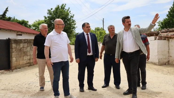 Köylerde Kilitli Parke Taşı Çalışmaları Devam Ediyor!