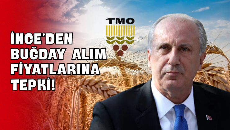 İnce’den Buğday Alım Fiyatlarına Tepki!