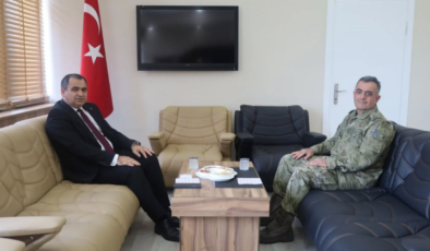 Tuğgeneral Suat Yıldızhan Vize Kaymakamı Kemal Balaban’ı Ziyaret Etti!