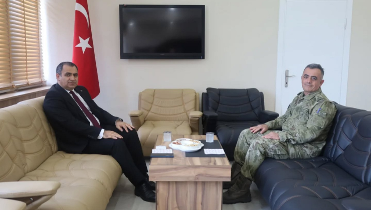 Tuğgeneral Suat Yıldızhan Vize Kaymakamı Kemal Balaban’ı Ziyaret Etti!