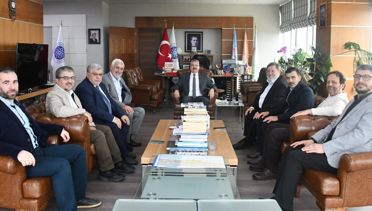 Rektör Prof. Dr. Mümin Şahin’e Nezaket Ziyareti Gerçekleştirildi!