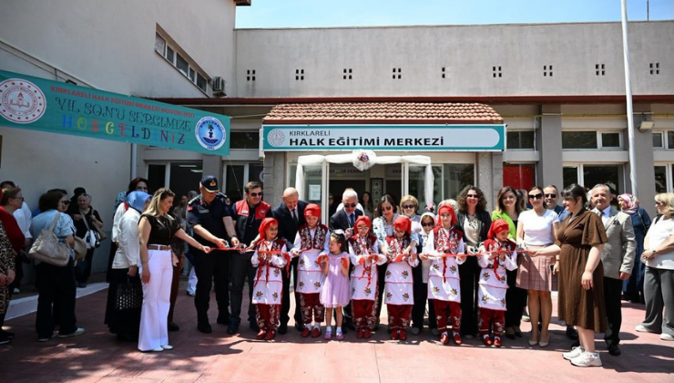 Kırklareli Halk Eğitimi Merkezi Yıl Sonu Sergisi Gerçekleştirildi!