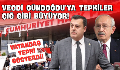 Vecdi Gündoğdu’ya Tepkiler Çığ Gibi Büyüyor!
