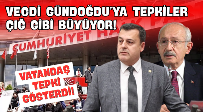 Vecdi Gündoğdu’ya Tepkiler Çığ Gibi Büyüyor!