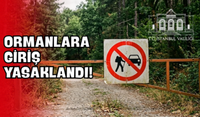 Ormanlara Giriş Yasaklandı!