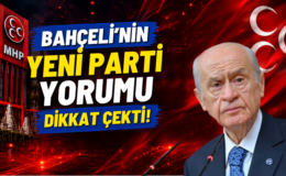 Bahçeli’nin Yeni Parti Yorumu Dikkat Çekti!