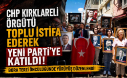 CHP Kırklareli Örgütü Toplu İstifa Ederek Yeni Parti’ye Katıldı: Bora Terzi Öncülüğünde Yürüyüş Düzenlendi!