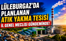 Lüleburgaz’da Planlanan Atık Yakma Tesisi İl Genel Meclisi Gündeminde!