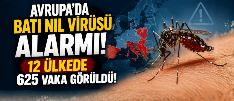 Avrupa’da Batı Nil virüsü alarmı! 12 Ülkede 625 Vaka Görüldü!