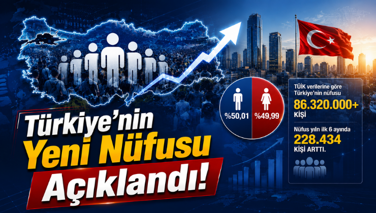 Türkiye’nin Yeni Nüfusu Açıklandı!