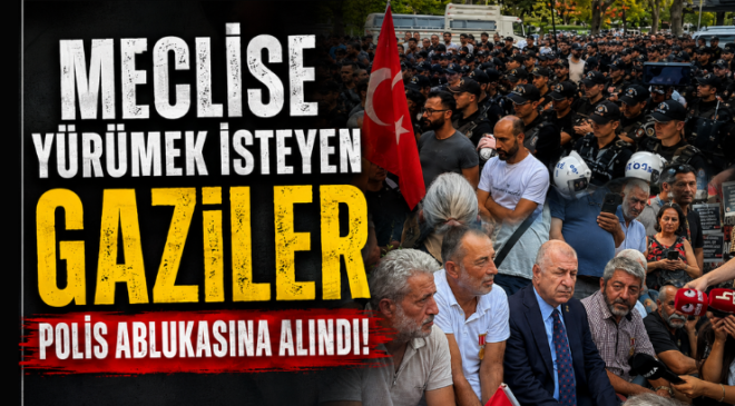 Gündem “Çerçeve Yasa” Meclise Yürümek İsteyen Gaziler Polis Ablukasına Alındı!