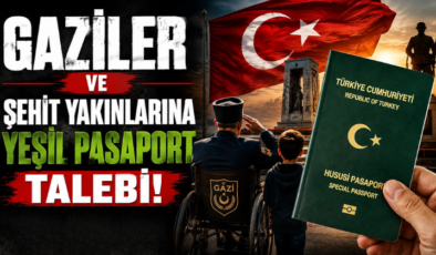 Gaziler ve Şehit Yakınlarına Yeşil Pasaport Talebi!