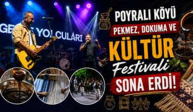 Poyralı Köyü Pekmez, Dokuma ve Kültür Festivali Sona Erdi!