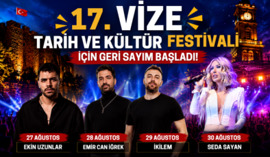 17. Vize Tarih ve Kültür Festivali İçin Geri Sayım Başladı!